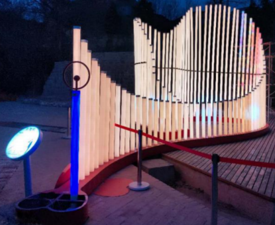 互動音階光雕 LS-Music Column