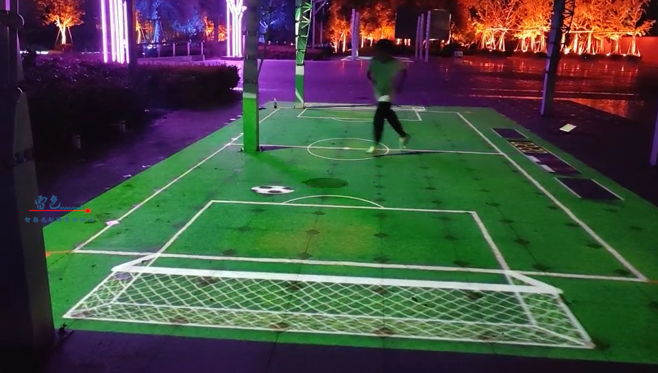 雷色光電為清素公園打造戶外地面互動項目(圖4)