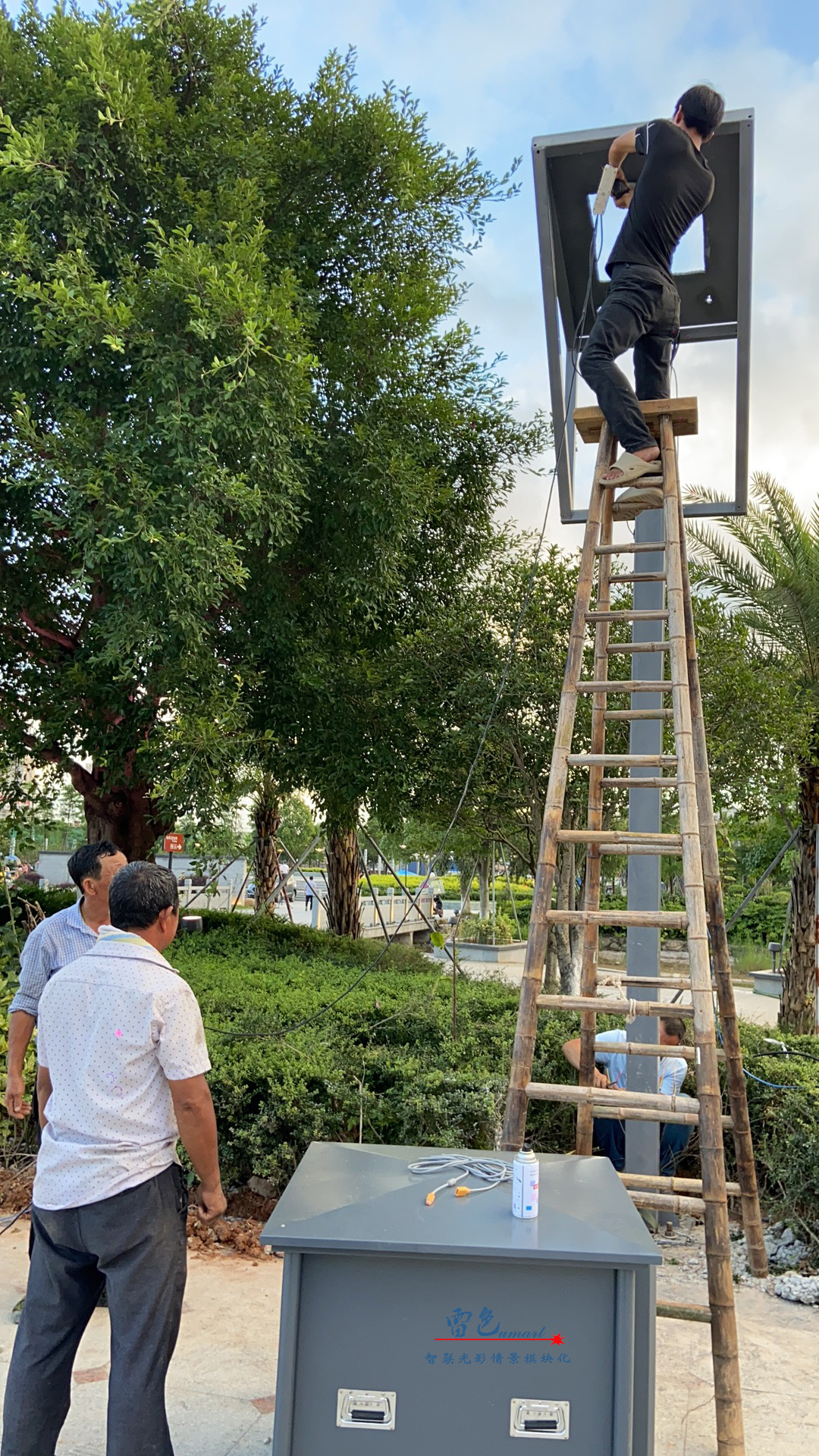 雷色光電為清素公園打造戶外地面互動項目(圖8)