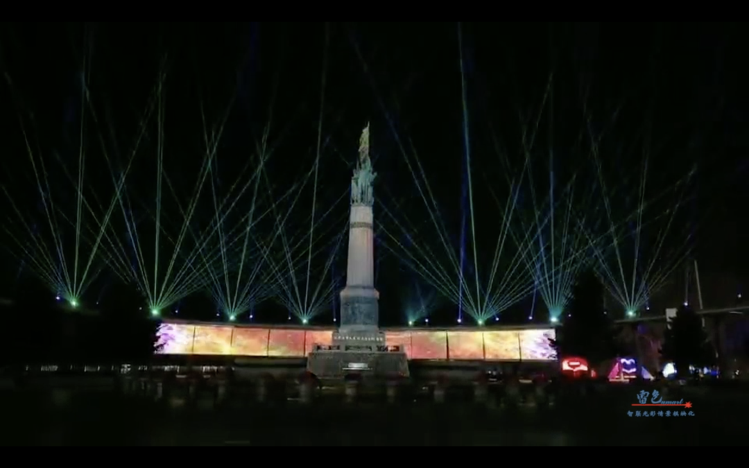 雷色光電打造2020哈爾濱國際光影節(圖14)