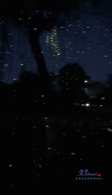 由雷色光電打造的“大美漯河·水韻西城”共慶百年華誕月灣湖之夜主題燈光秀上演啦！(圖11)