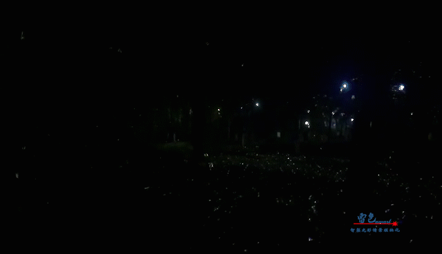 由雷色光電打造的“大美漯河·水韻西城”共慶百年華誕月灣湖之夜主題燈光秀上演啦！(圖12)