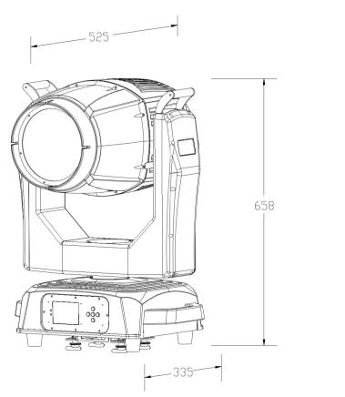 搖頭變焦聚射燈 LS-HS260(圖2)