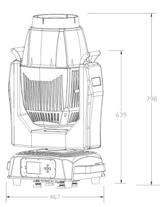 搖頭變焦聚射燈 LS-HS260(圖1)