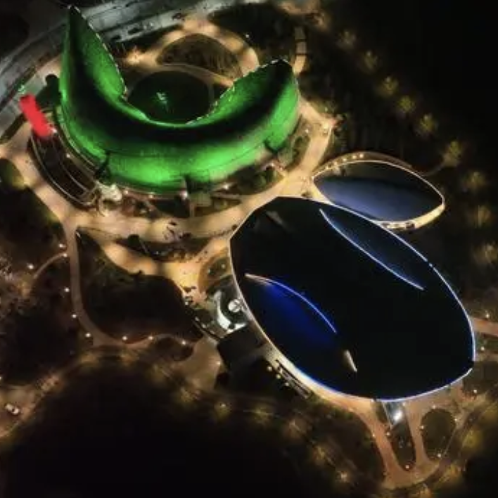 雷色光電案例｜打造益陽新文化地標(圖3)