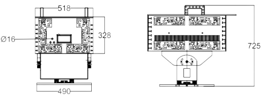 80W彩色動漫激光投影燈 LS-D-RGB80(圖1)