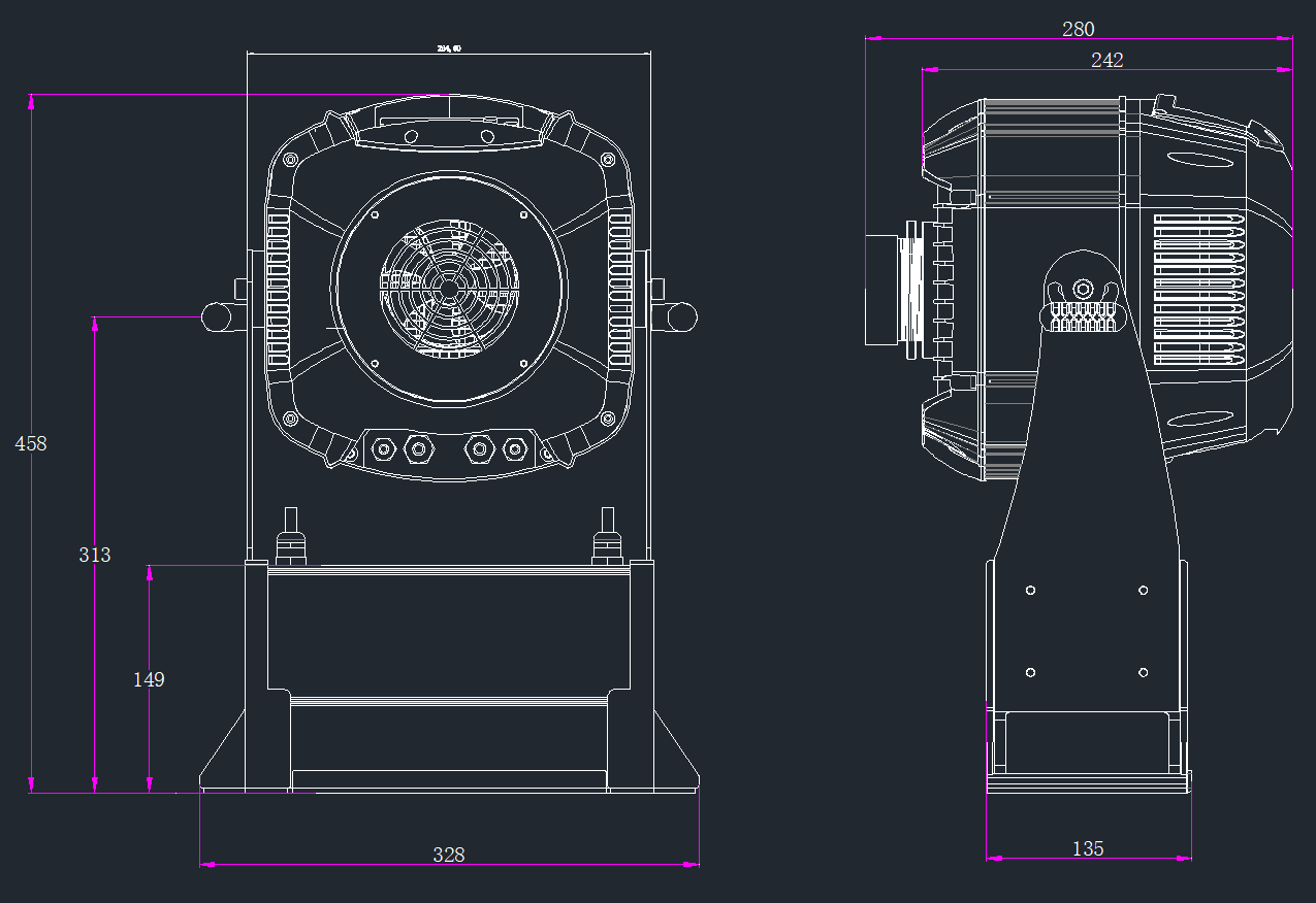 400W LED圖案投影燈 LS-QC400(圖1)